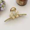 Cute metal crab pin with butterfly, elite hairgrip, big shark, high-end, internet celebrity