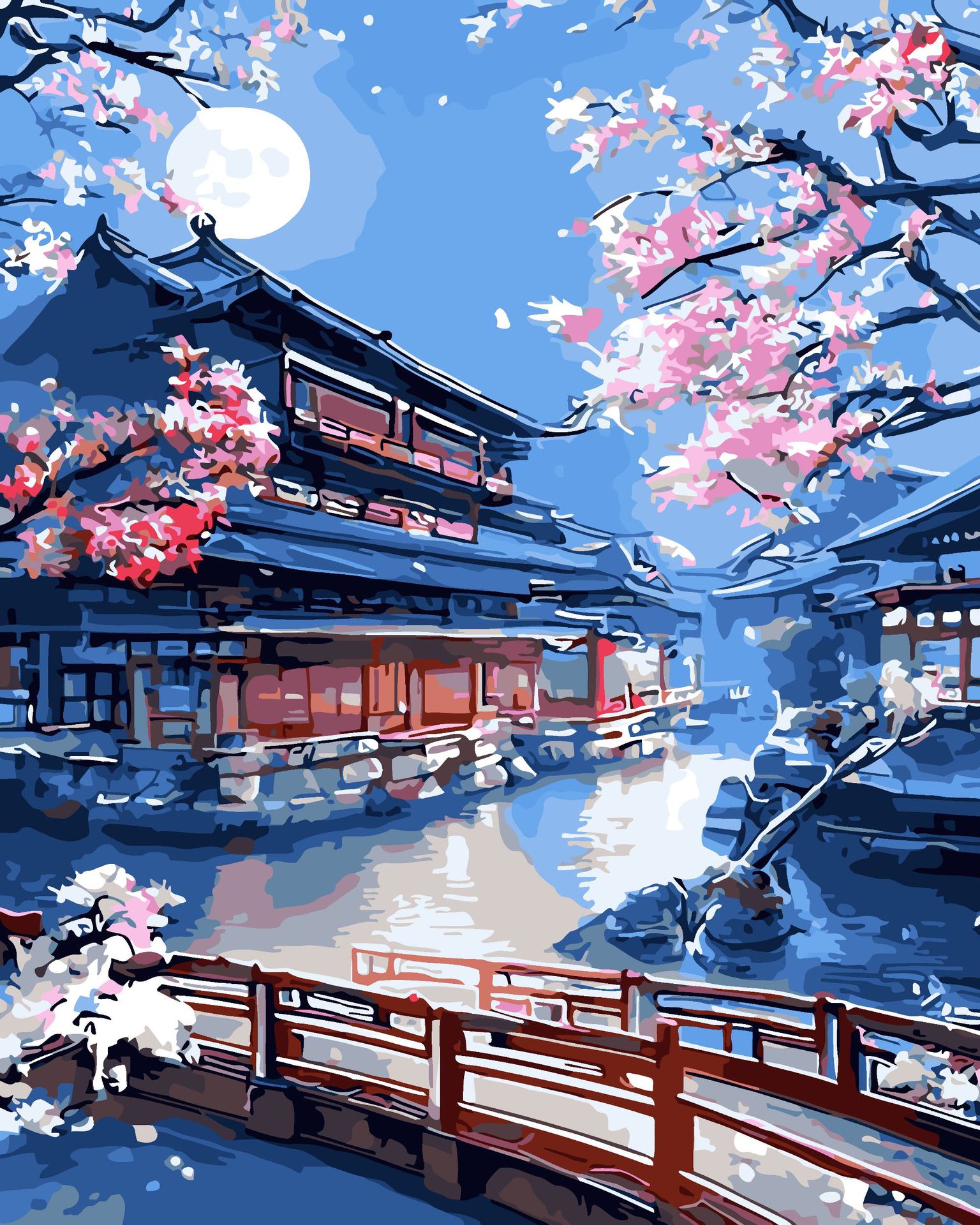 Seaside sueño pintura al óleo digital bricolaje fábrica al por mayor puesto transfronterizo paisaje relleno de color pintado a mano dibujos animados pintura al óleo DIY