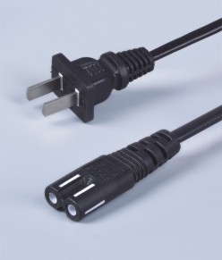 二插电源线理发器连接线电风扇插头线