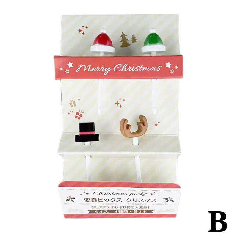 Japón hogar dibujos animados horquilla de fruta creativa para niños animales lindos horquilla de fruta de plástico set Bento stick