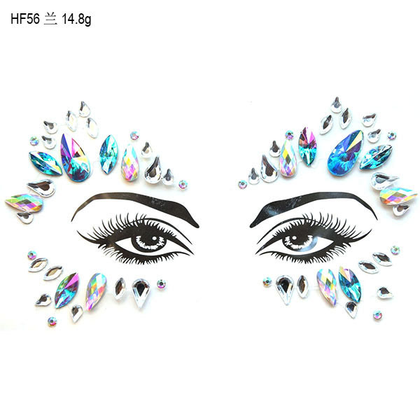 Crystal face sticker ˮü걦ʯ곧
