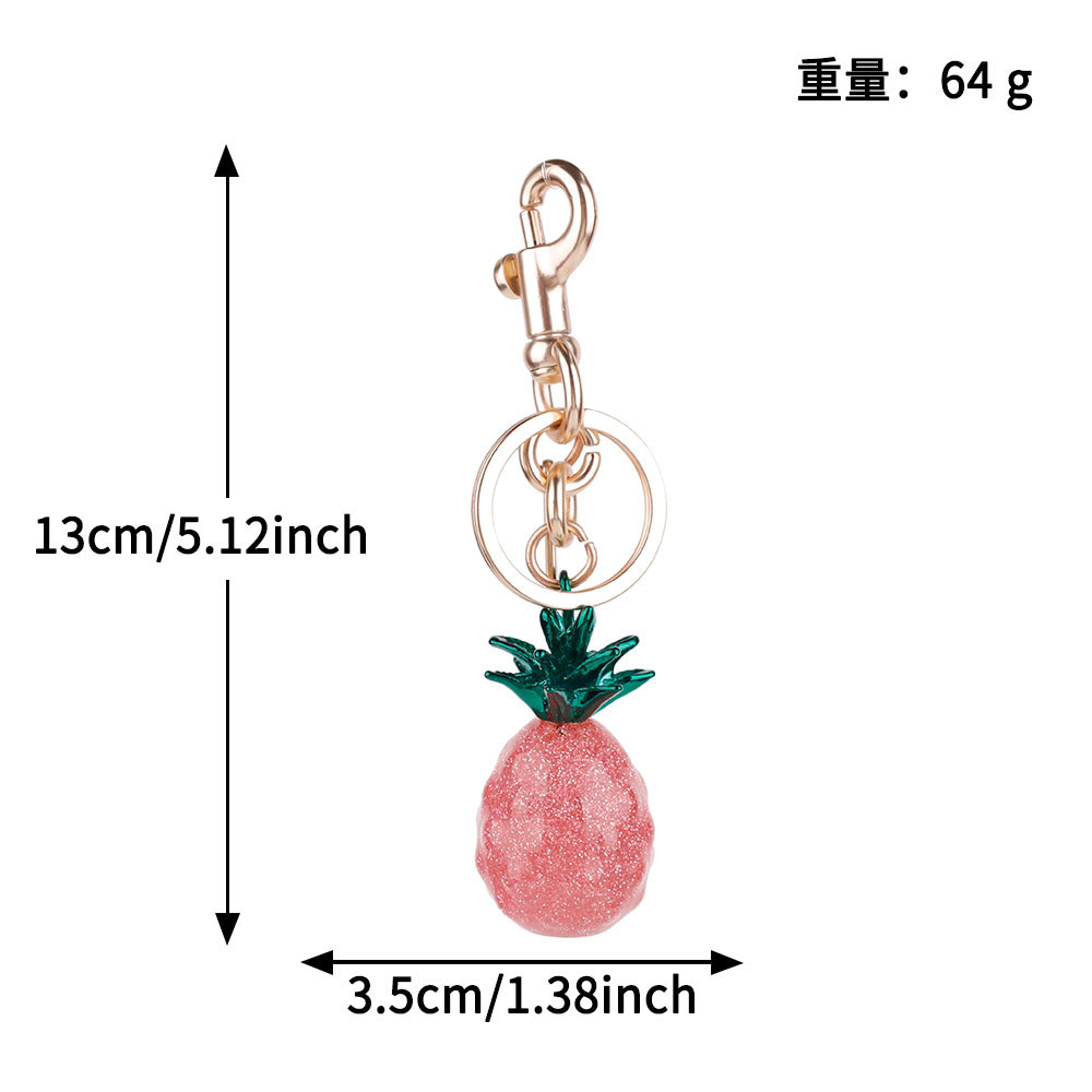 Transfronterizos directamente para bolsas de cereza colgantes de moda llaveras de automóviles llaveras de Amazon llaveras de metal accesorios de bolsas al por mayor