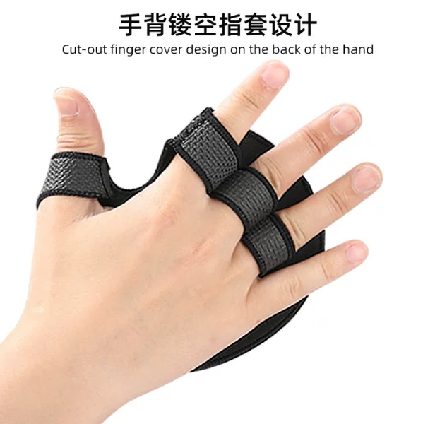 Sports Palm Pads for Deadlifts, Bench Presses, Pull-Ups, Dumbbells, Anti-Wear, Anti-Callus, Thumb Style Gloves