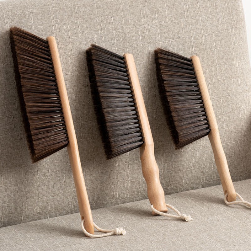 Bed Sweeping Brush Soft Bristles Anti-Static Household Cleaning Broom Long Handle Bed Bedroom Brush Carpet Dust Removal Wholesale