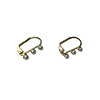 Elegant retro trend earrings from pearl, french style, simple and elegant design, European style