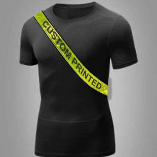 Lightweight Velcro PVC Lattice Reflective Crossbody Strap Reflective Strap Printable Advertising Logo for Gifts Promotional Products