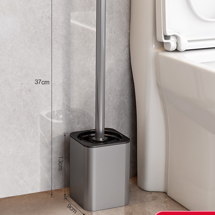 Cepillo de inodoro rack de almacenamiento sin perforaciones hogar no muerto ángulo cepillo de inodoro baño aseo artefacto de limpieza