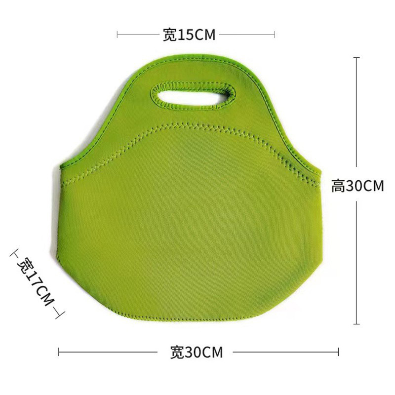 Factory Student Lunch Bag, Children's Insulated Bag, Lunch Box Bag, Outdoor Diving Material Lunch Bag, Picnic Bag, Waterproof and Environmentally Friendly