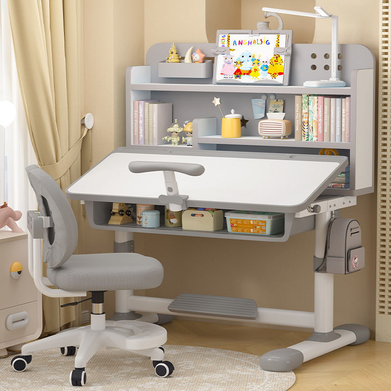 Study Desk Set, Children's Study Chair, Bookcase Set, Study Desk, Writing Study Desk and Chair Set, Home Lift