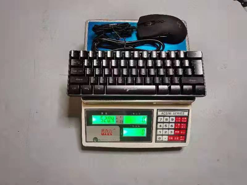 New 61keys luminous set, wired mouse, office gaming keyboard_voghion.com