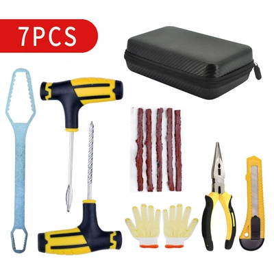 Car Tire Repair Tool: Repair kit - 7pcs-3
