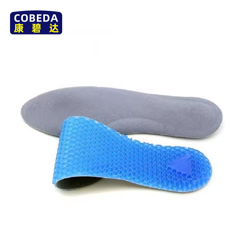 Precio de fábrica engrosada Plantilla de panal de silicona hombres y mujeres corriendo baloncesto deportes plantilla cojín transpirable absorbente de sudor