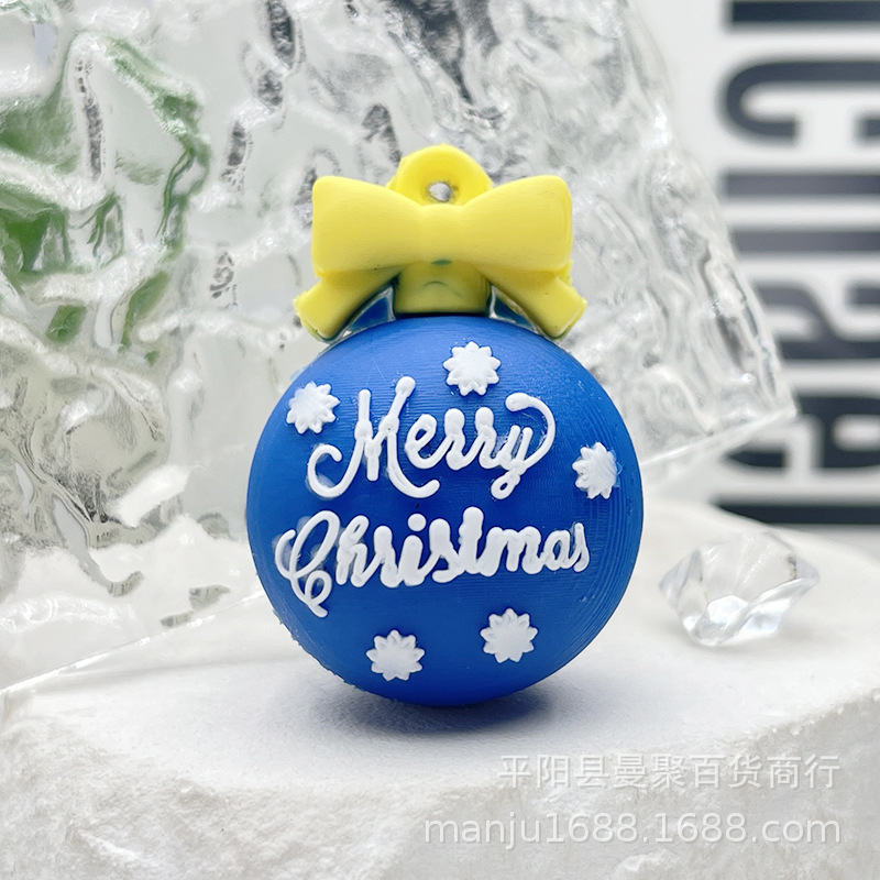 2025 クリスマスキーホルダー pvc サンタクロースキーホルダーペンダントクリスマスツリー装飾ブラインドボックス人形|undefined