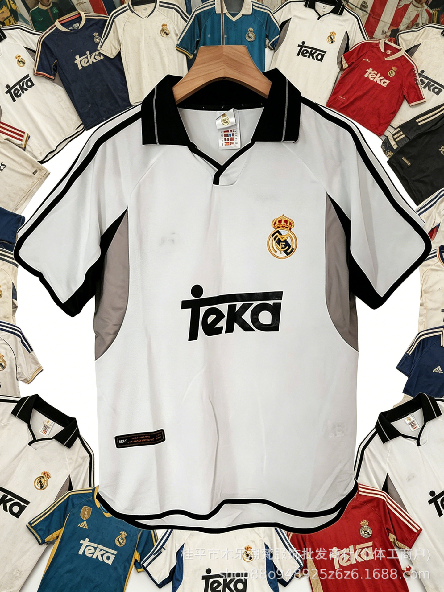 Short-Sleeved Replica 87989900 Season Real Madrid Home and Away Jerseys Customized Football Uniforms for the 2026 World Cup