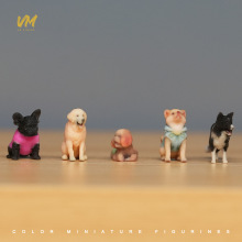 1/64 可爱宠物系列 3D打印微缩场景模型搭配手工涂装小人偶