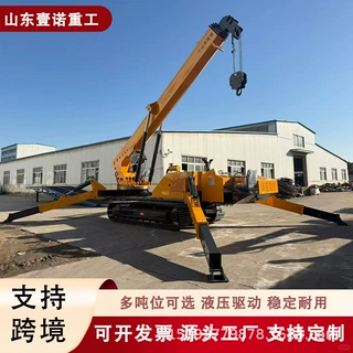 跨境定制工程市政建设2吨蜘蛛吊可折叠可进电梯 室内高空作业吊车