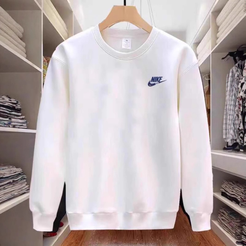 Big Brand Foreign Trade Fleece-Lined Sweatshirt for Men and Women, Autumn and Winter Trendy Brand Fleece-Lined Crew Neck Hoodless Loose Long-Sleeve Top Big Brand Foreign Trade Fleece-Lined Sweatshirt for Men and Women, Autumn and Winter Trendy Brand Fleece-Lined Crew Neck Hoodless Loose Long-Sleeve Top