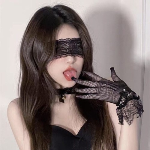 Sexy Accessories Lace Hollow Eye Mask Nightclub Women's Cosplay Sexy Lingerie Mask Masked Party Queen