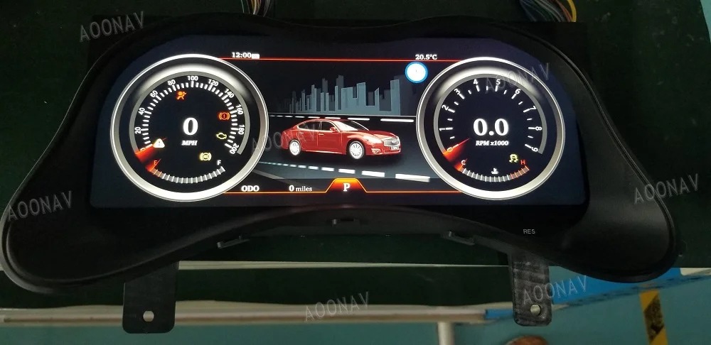 Suitable for Infiniti Qx70 2013- 201712.3inch Lcd Linux System Digital Instrument Cluster