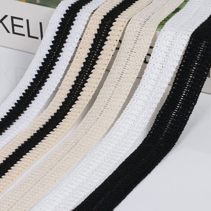 Wholesale Xiangfeng Cotton Thread Flower Edge DIY Folded Edge Seam Binding Fabric Trim Pants Side Decoration Band