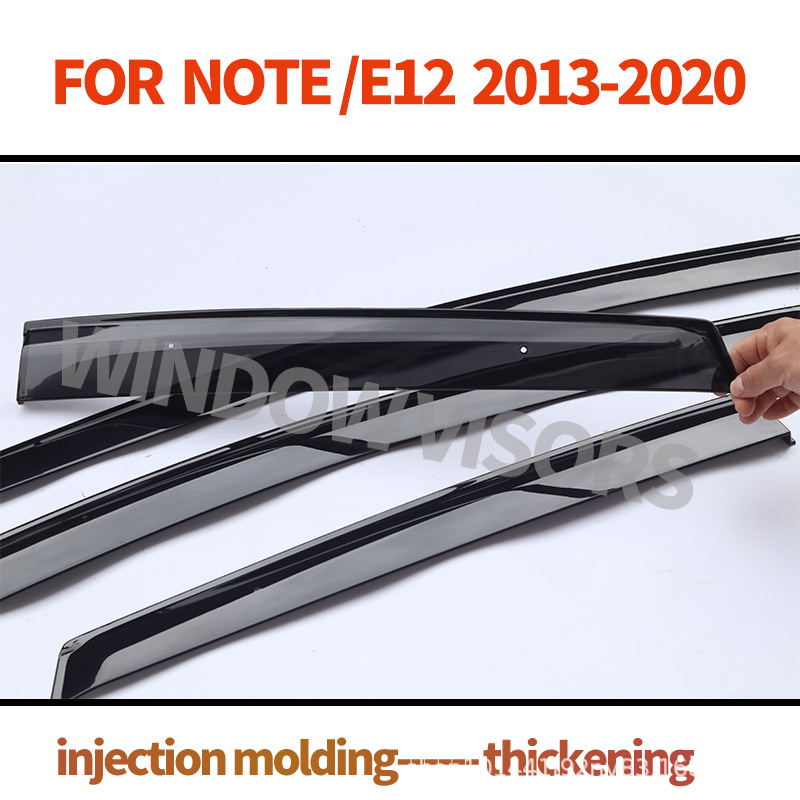 Suitable for Nissan Note Rain Shield Sunshade Deflector Nissan Note E12 Window Visor