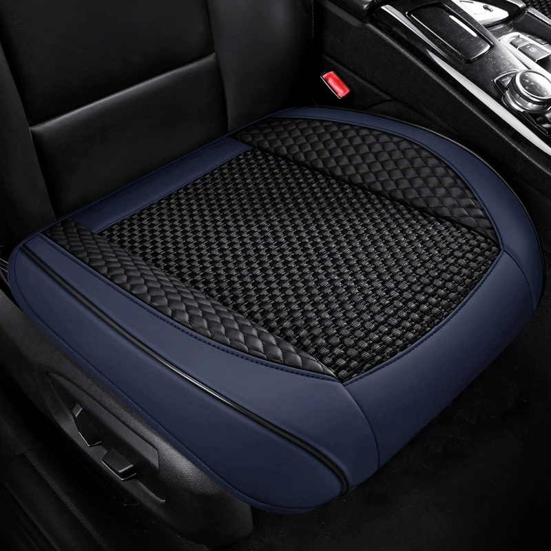 25 летних подушек для автомобильных сидений на все сезоны. Комплект из трех предметов из ледяного шелка. Маленькое трехсекционное переднее одиночное сиденье, полностью окруженное. Чехол на одно сиденье.