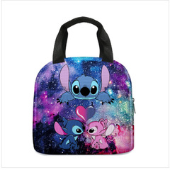 Cross-border new hand-held ice bag Stitch children primary school students fashionable thermal lunch bag support one-piece replacement