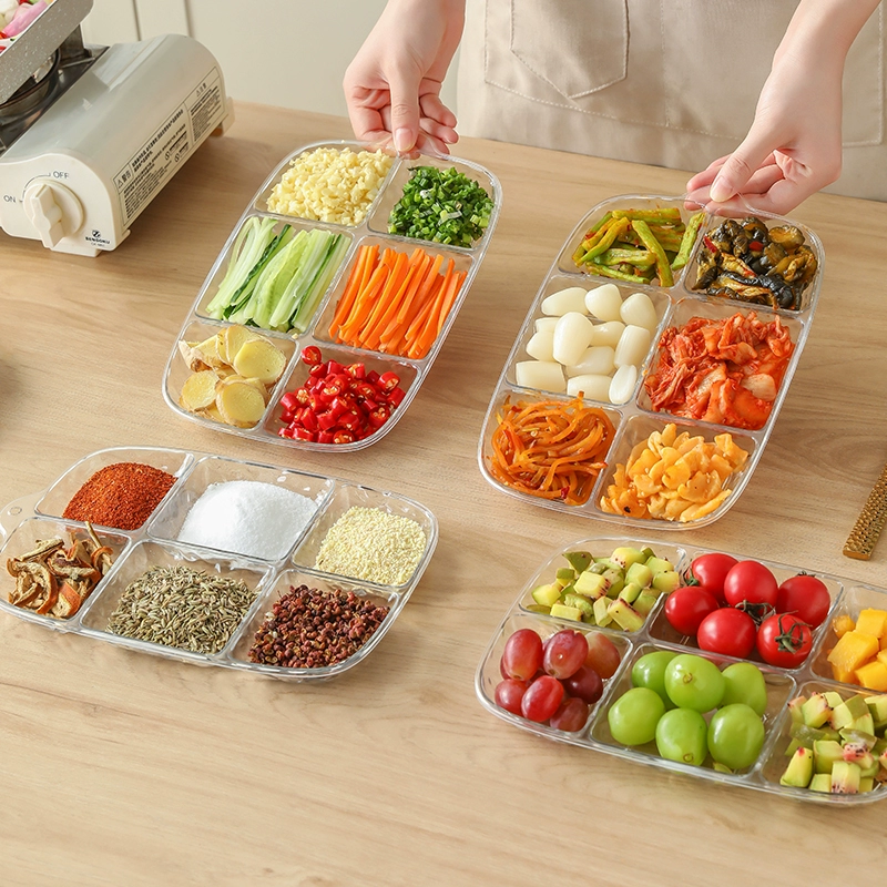 ✅Meal prep plate wall mount hot pot sauce dish soy sauce dipping sauce condiment pantry kitchenware condiment dish partition small plate