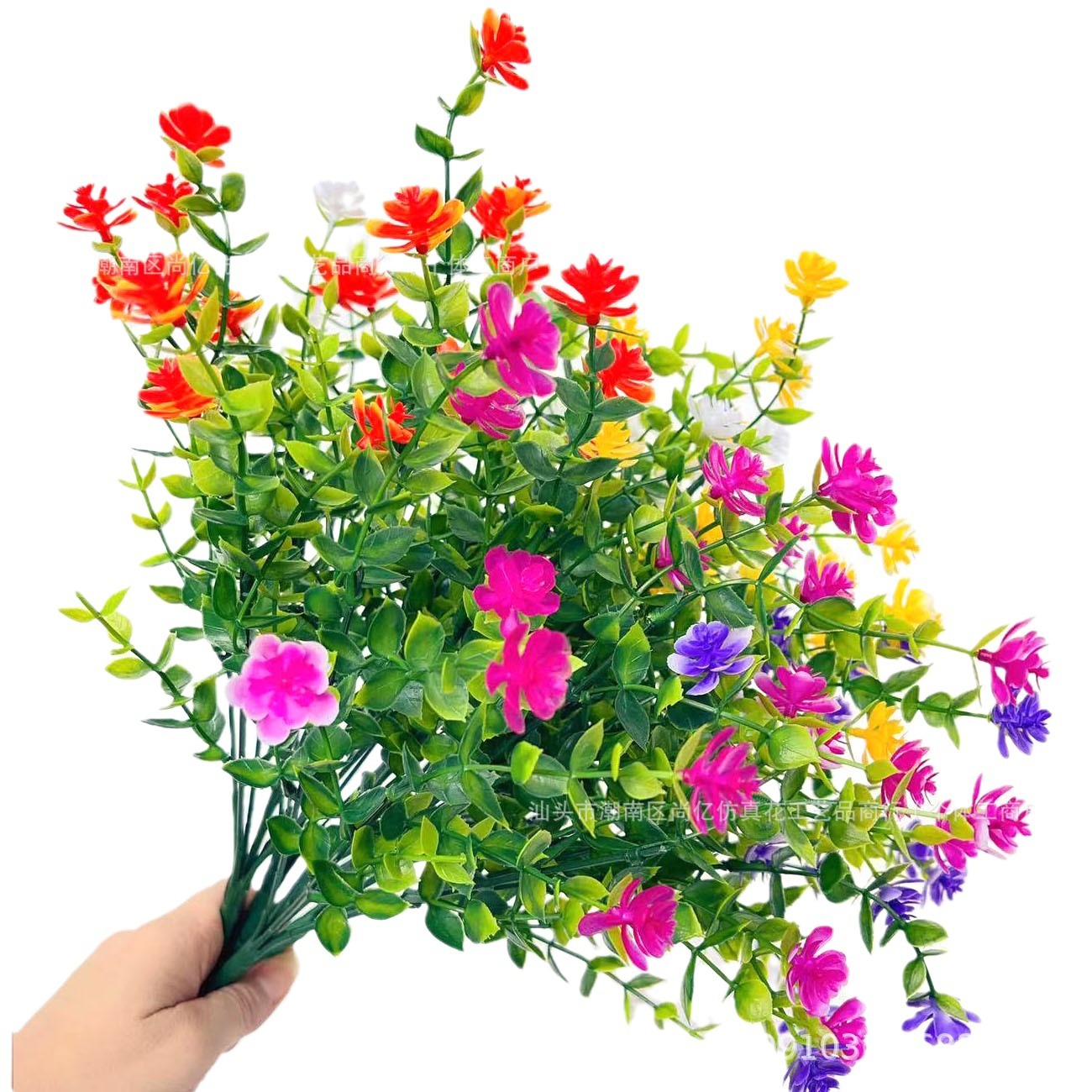 7 flores de plástico de camellia yucari rosa artificial mano de flores ramo de decoración para el hogar lote de flores de simulación ramo