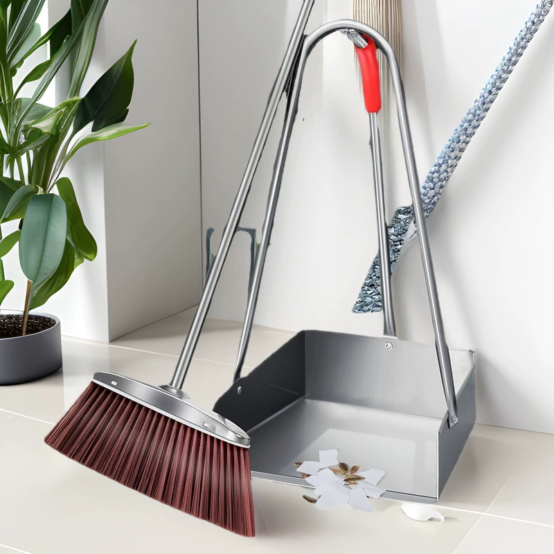 Нержавеющая сталь мусорная лопата подметает совок набор один щепотка домашнее утолщение большой ковш ковш ковш лопата для мусора оптом