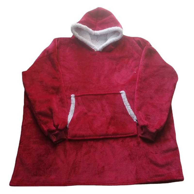 Ленивый пуловер с капюшоном флисовая Пижама Одеяло для телевизора уличная холодостойкая ночная рубашка для пары холодостойкий дурак белый край