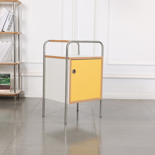 Hot-selling Internet celebrity bedside table modern simple ins style storage side cabinet bedroom furniture study home small cabinet