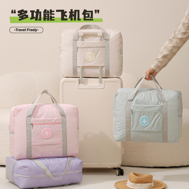 Duffel Bag, Travel Bag, Large-Capacity Short-Distance Portable Trolley Case, Oversized Travel Moving Packing Bag for Business Trips