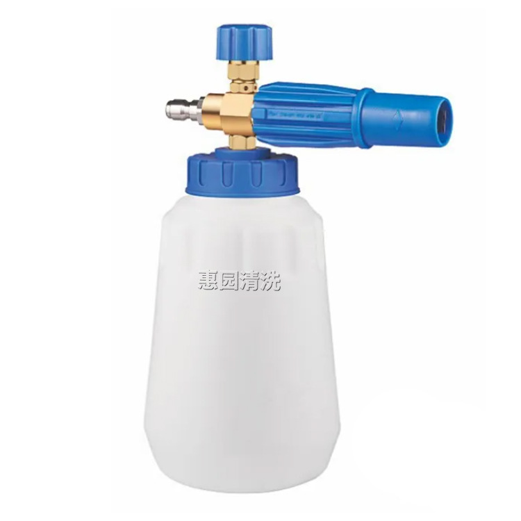 跨境PA泡沫壶高压洗车机水枪头大瓶口扇形喷壶 洗车泡沫喷壶厂家