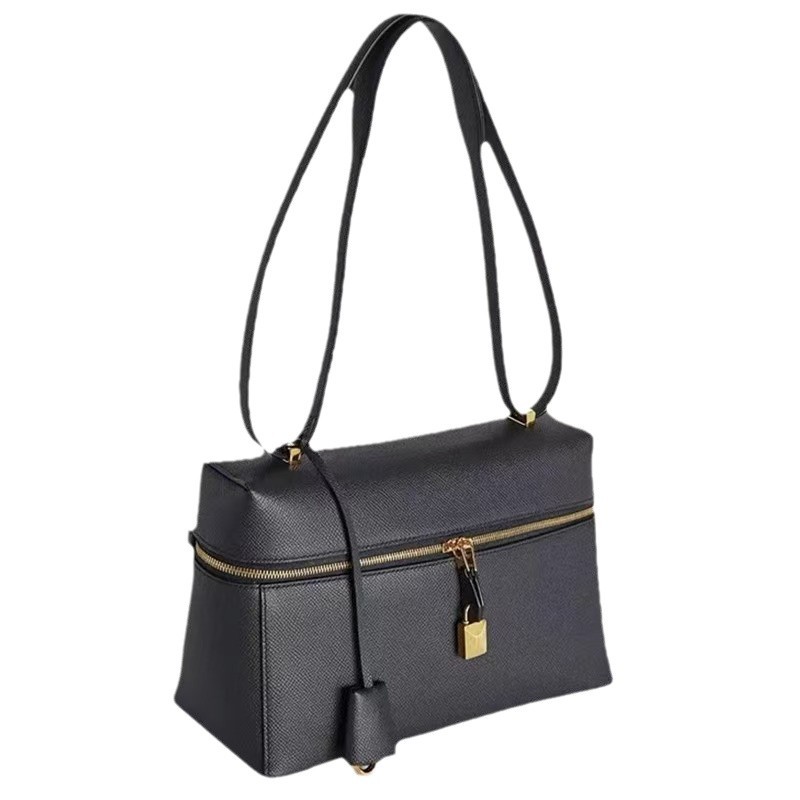 [재고] 국경 뉴 로로 * PIANA27 박스 엑스트라 백 가죽 어깨 크로스 바디 핸드백