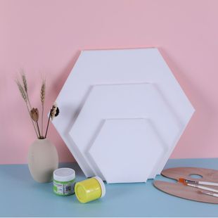 Linen Round Oil Painting Frame Special-shaped Picture Frame Cotton Cloth with Canvas Frame Pure Cotton Canvas Frame
