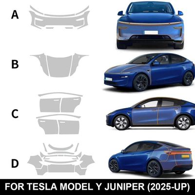 Cross-Border Exclusive Supply of Tpu Pff Film for Tesla's New Version Model Y/3 Pickup Cybertruck Invisible Car Cover