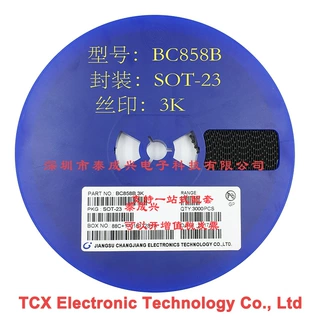 贴片三极管BC858B 丝印3K SOT-23 晶体三极管原装现货