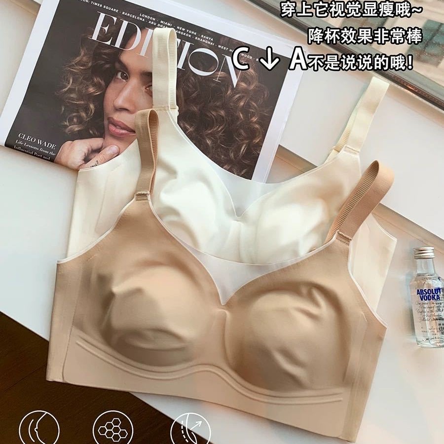 Ventas directas de fábrica comercio electrónico transfronterizo Sudeste de Asia Vietnam Tailandia damas burbujas encaje pecho pequeño recogido sujetador Tovin