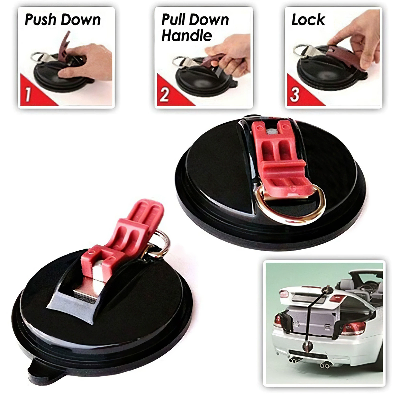 Outdoor barracks Tianshu suction cup multifunctional car suction cup with powerful S hook fixed car tail account suction cup