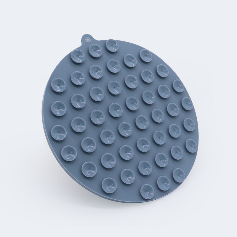 Almohadilla para lamer de silicona para mascotas, ventosa, plato redondo para perros, almohadilla para lamer para perros anti-volcado, almohadilla para comida anti-asfixia para gatos