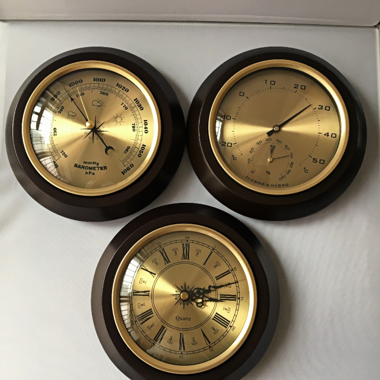 기압, 온도, 습도, 기압 시간표 3종 세트 (4가지 기능)