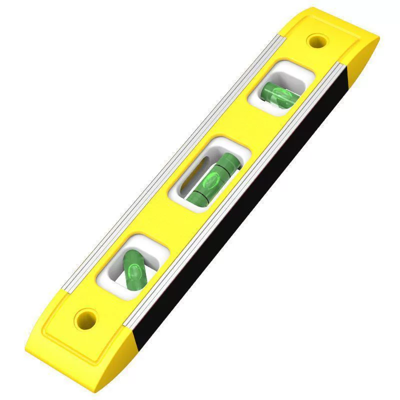 Горизонтальная линейка сильный магнитный мини портативный горизонтальный линейка алюминиевого сплава торпеды балансировки измерительная магнитная миниатюра