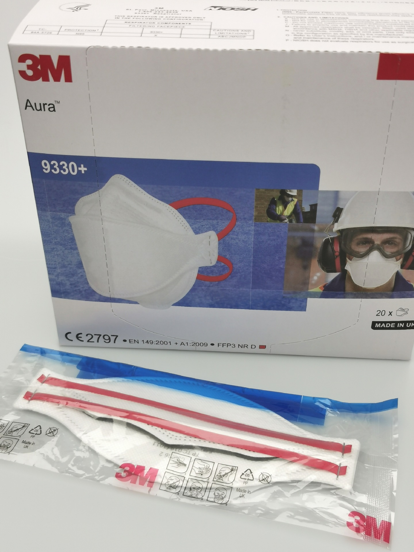 3M1870+/9210/9320+/9332+/9330+口罩NIOSH认证N95鱼型防护口罩