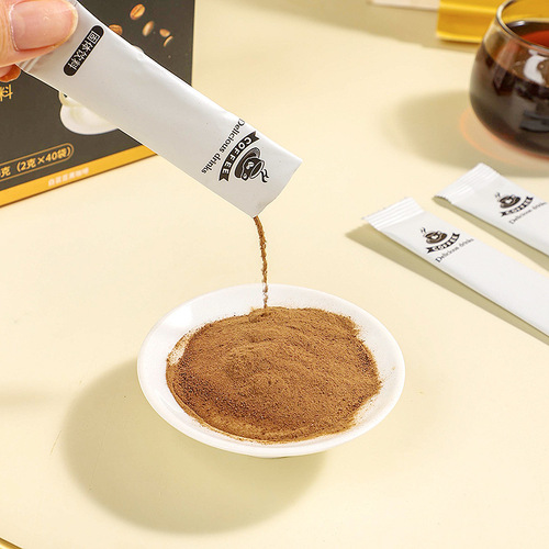 White kidney bean black coffee drag reducing instant powder American black coffee hot and cold double brew concentrated refreshing and burning reducing L-carnitine