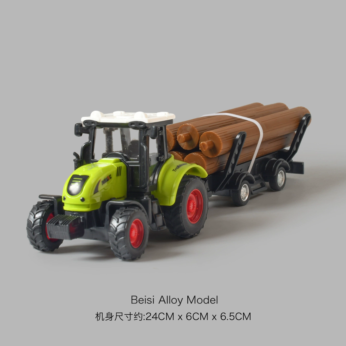 Toy Tractor (Captain Nile) Realistic Inertia Model, Die-Cast Alloy, 13.5 cm Compact
