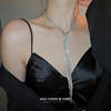 Design necklace with tassels, advanced chain for key bag , European style, trend of season, high-quality style