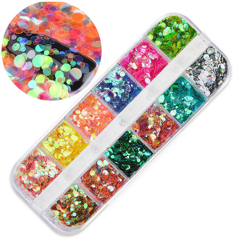 Fashion Geometric Sequin Nail Decoration Accessories Nail Supplies display picture 2