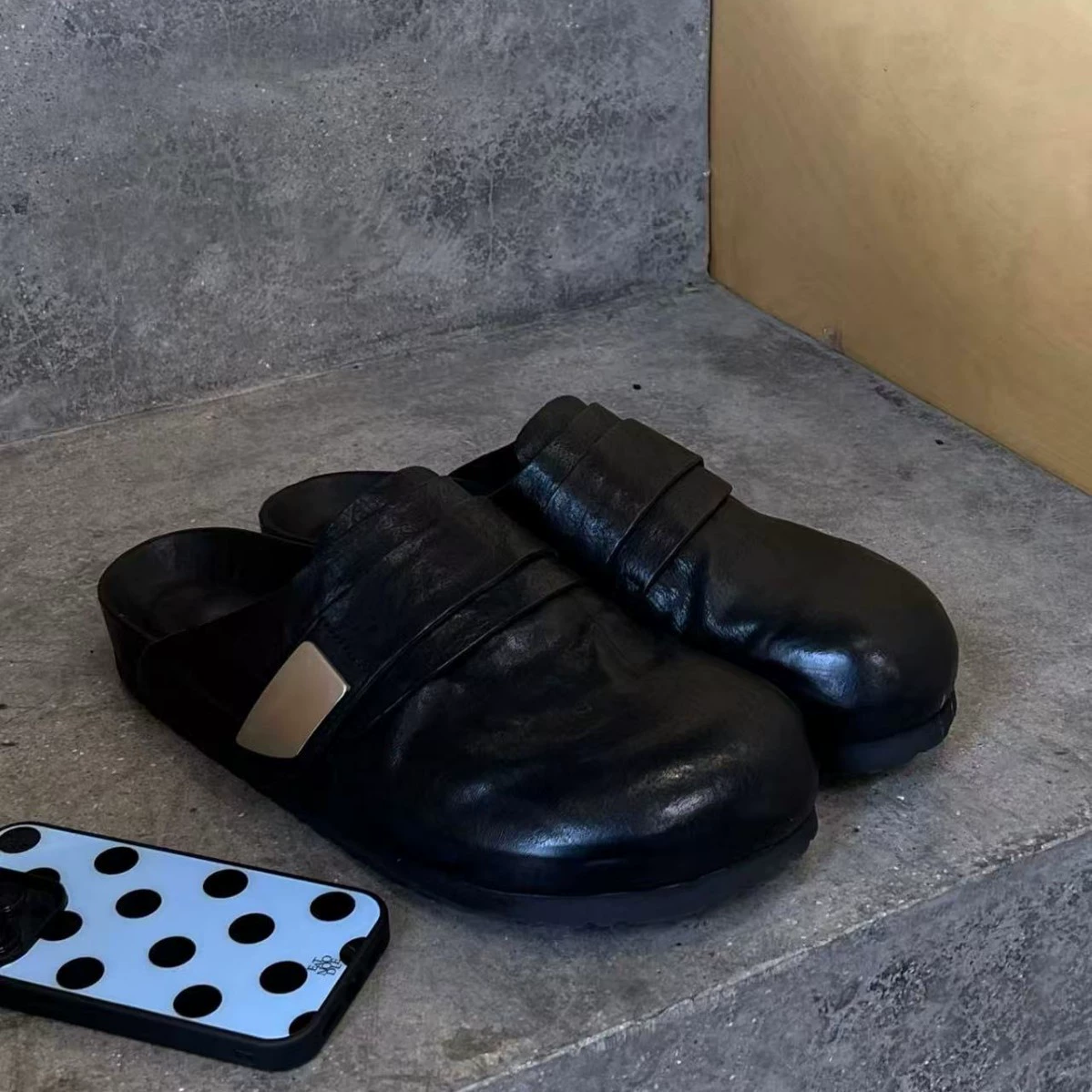 Женские унисекс-сандалии с закрытым носком и толстой подошвой, модель 2025 года, новые, без застежек, в стиле Birkenstock.