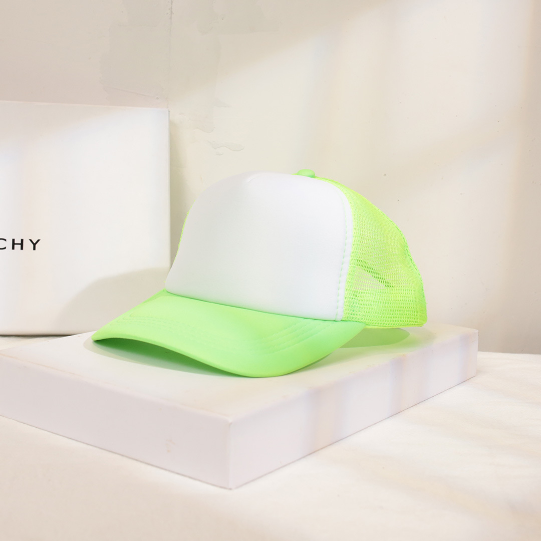 Top verde-blanco fluorescente